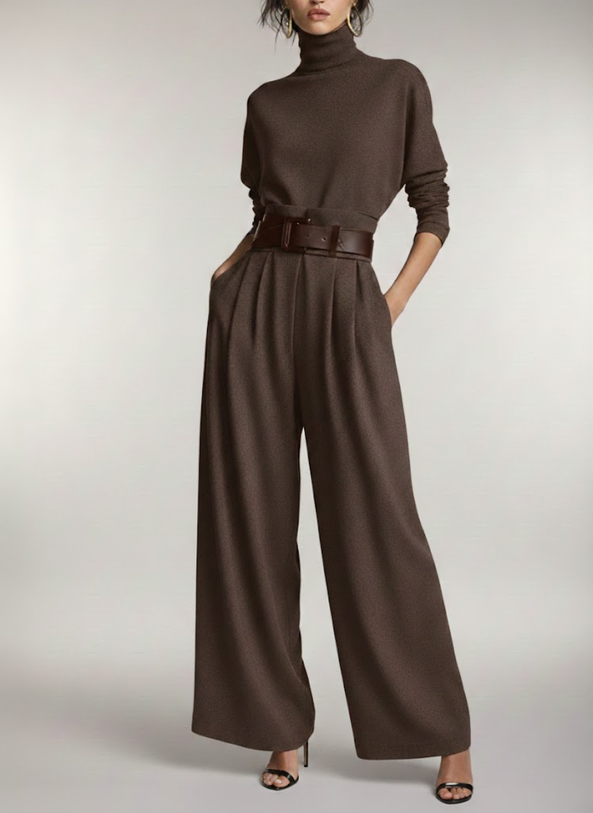 Conjunto Thérèse Elegante Cómodo de Líneas Depuradas