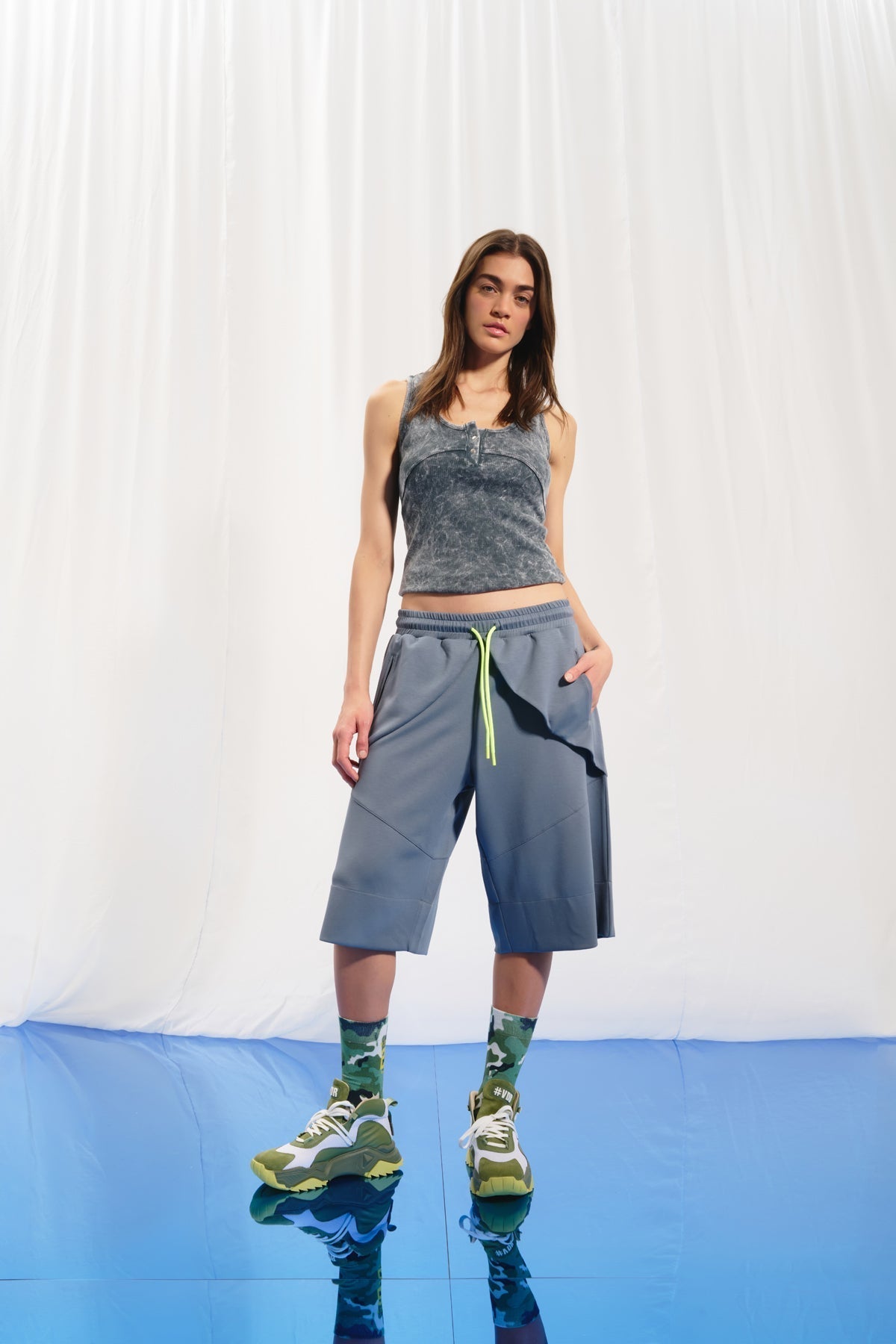 Grey Bermuda Shorts