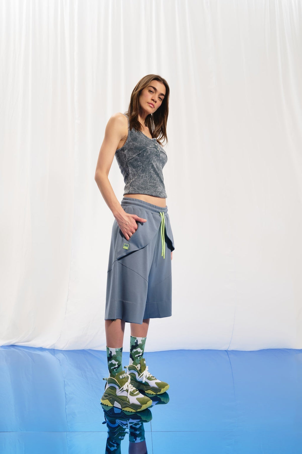 Grey Bermuda Shorts