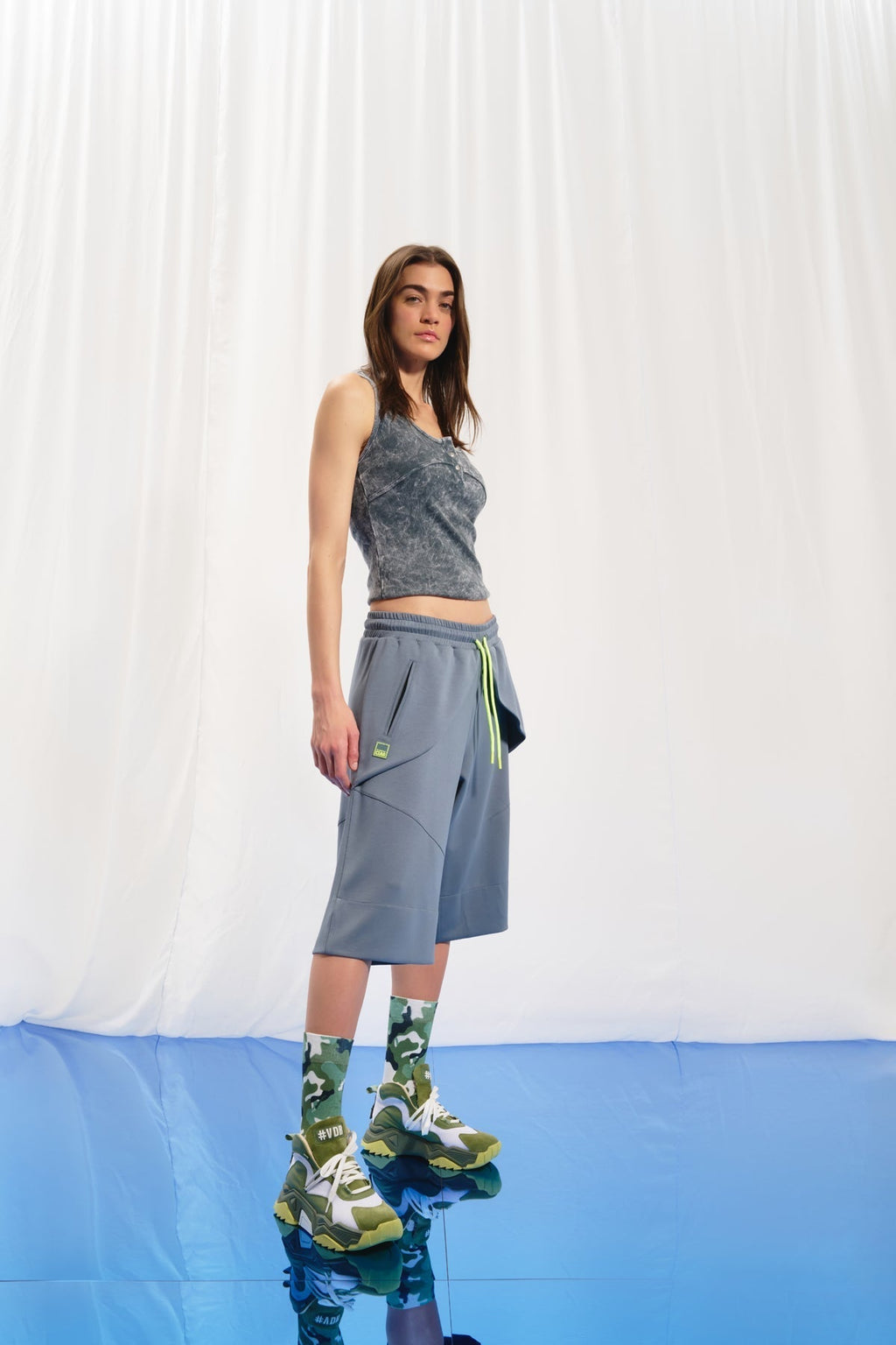 Grey Bermuda Shorts