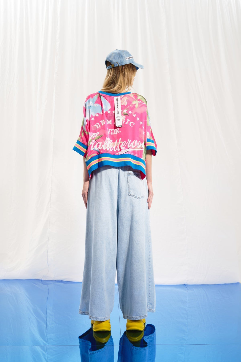 Pantalón Vaquero Baggy Azul Claro