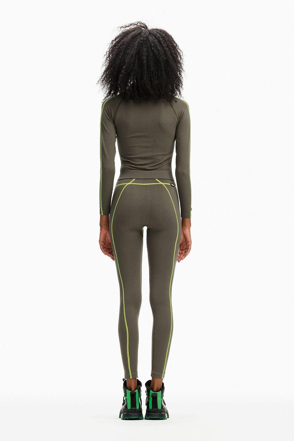 Khaki Crop Top 10404