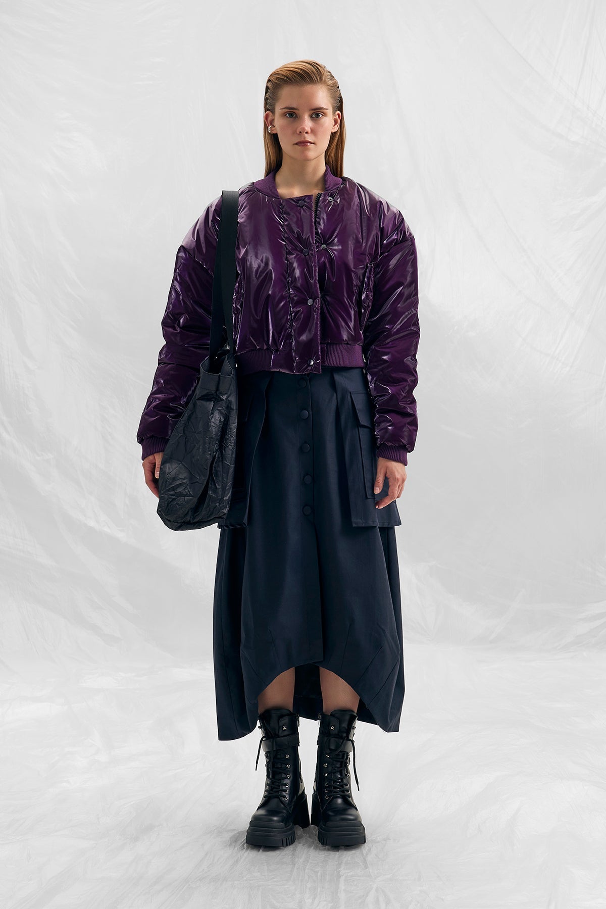 Chaqueta Bomber Violeta