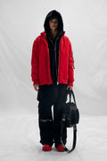 Chaqueta Bomber Roja