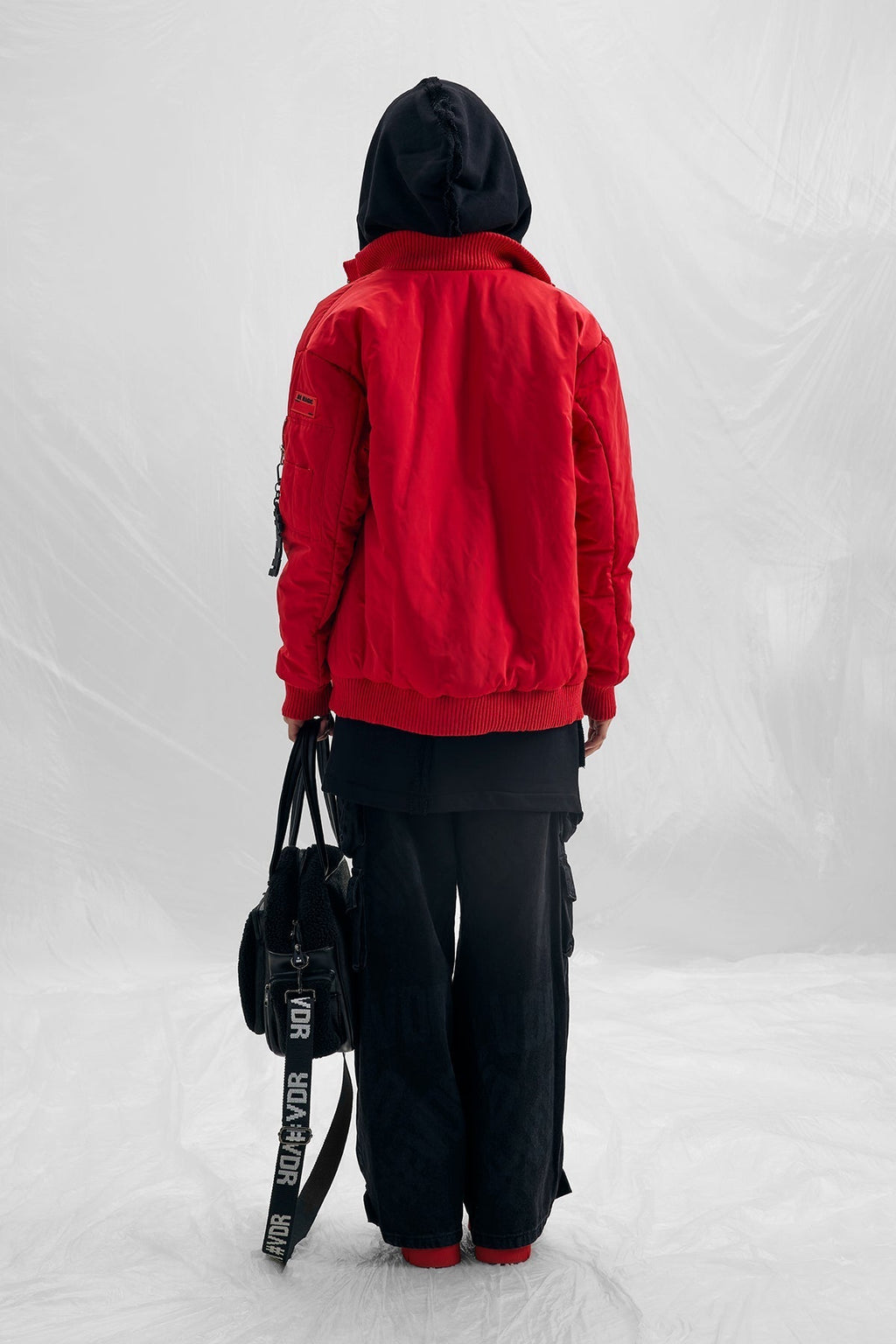Chaqueta Bomber Roja