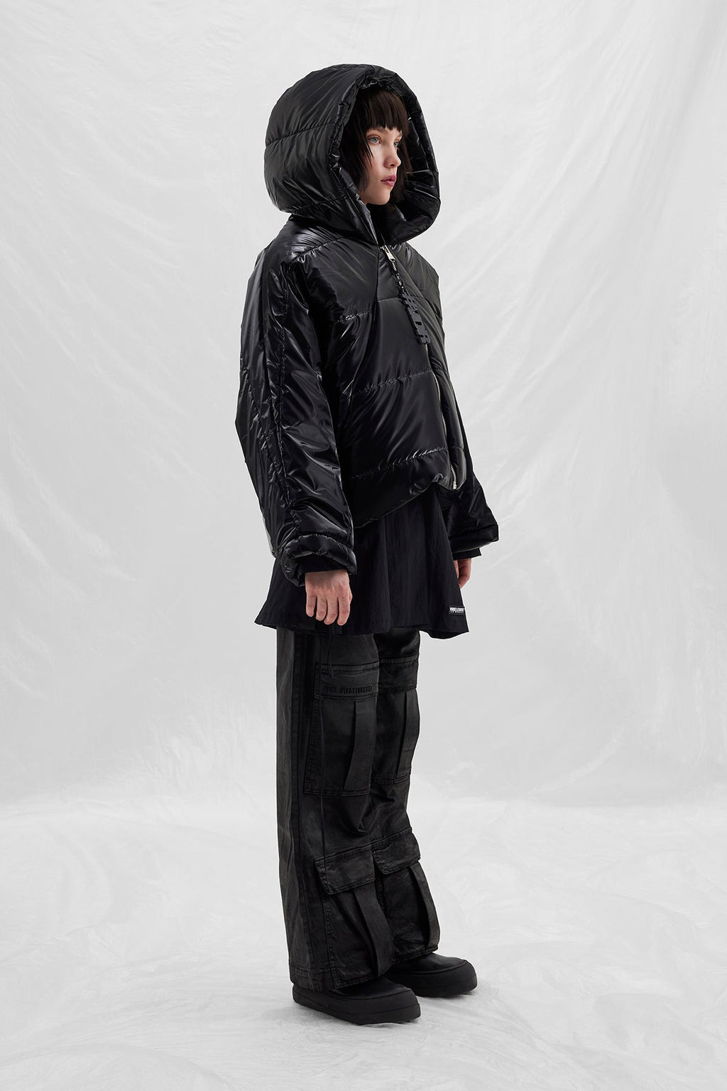 Black Blouson Jacket