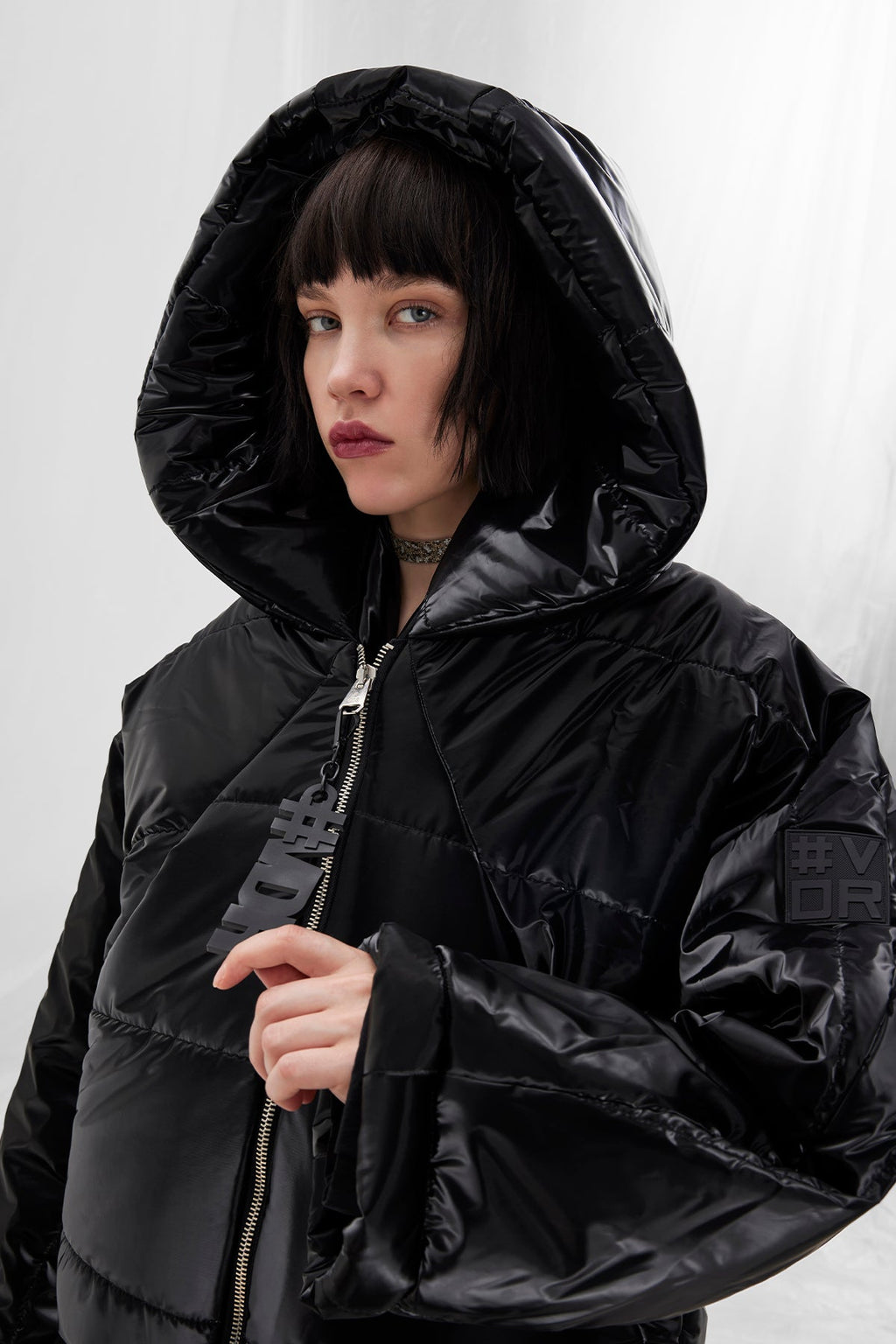 Black Blouson Jacket