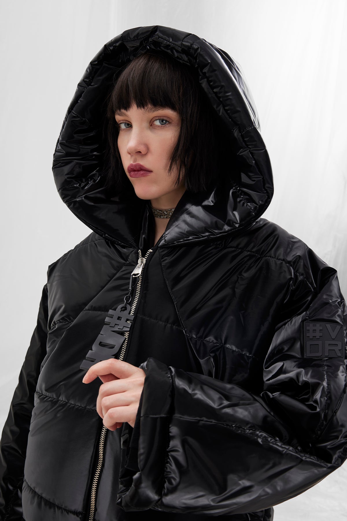 Black Blouson Jacket