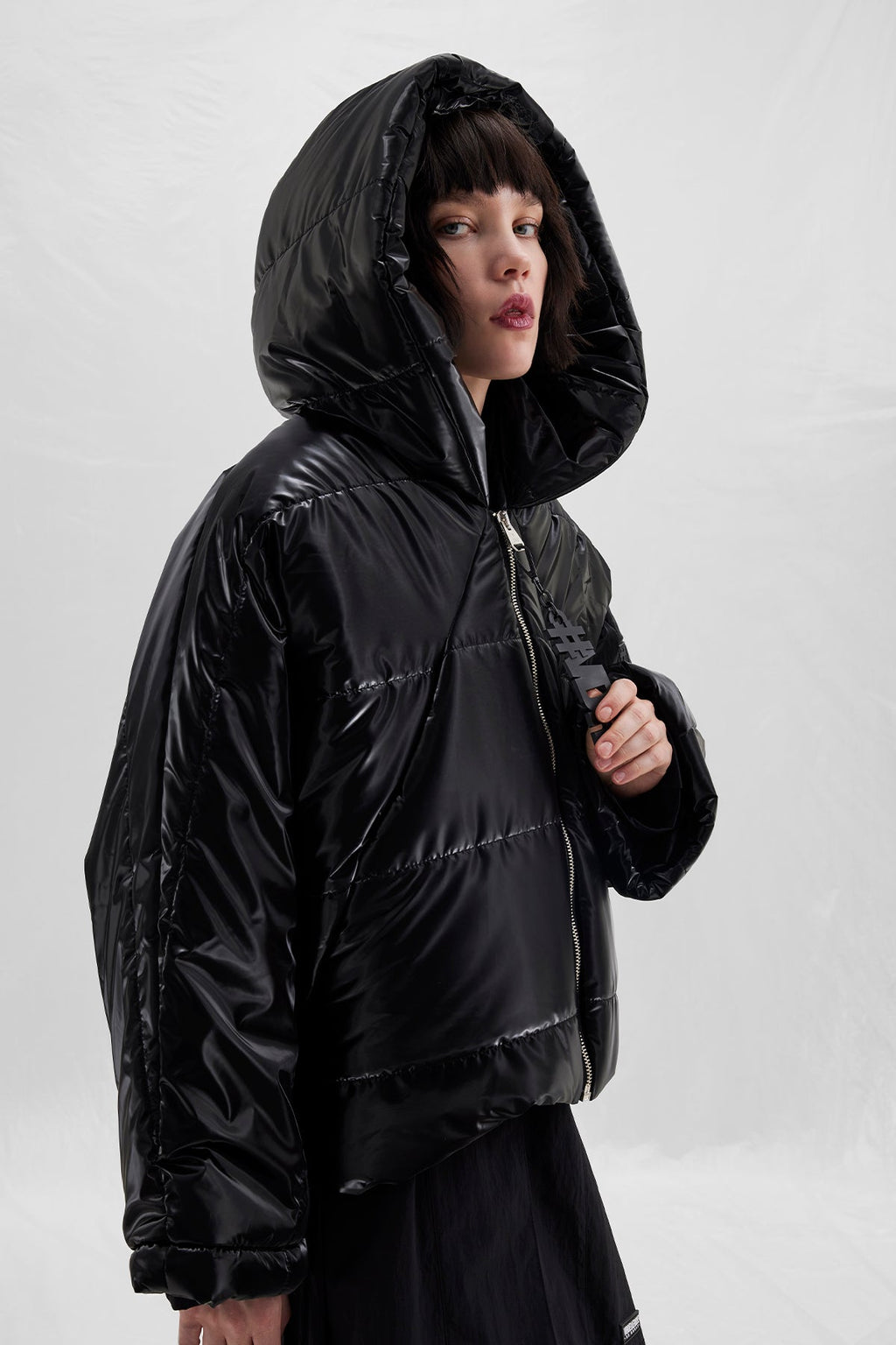 Black Blouson Jacket