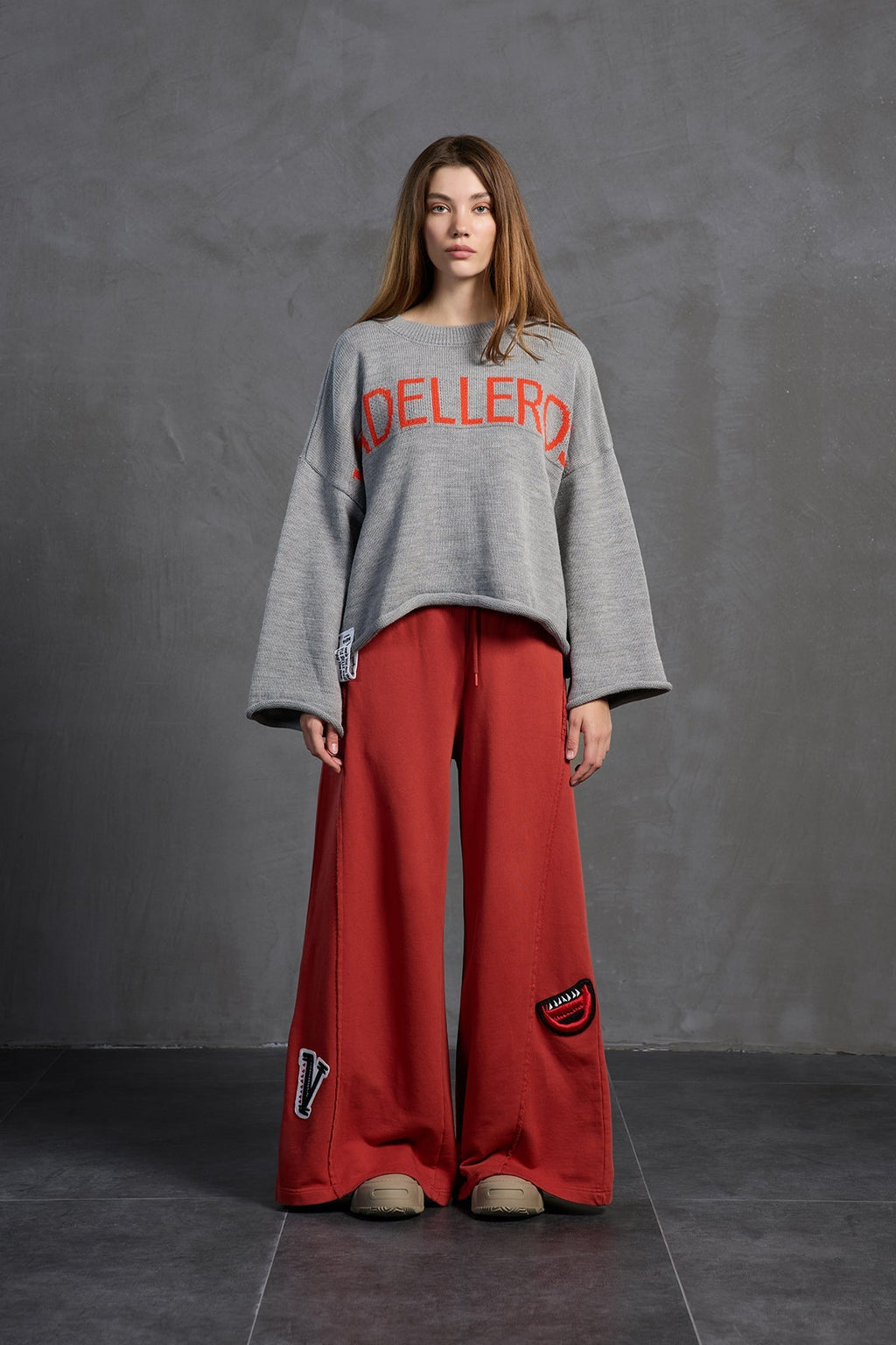 Pantalón Oversize Granate