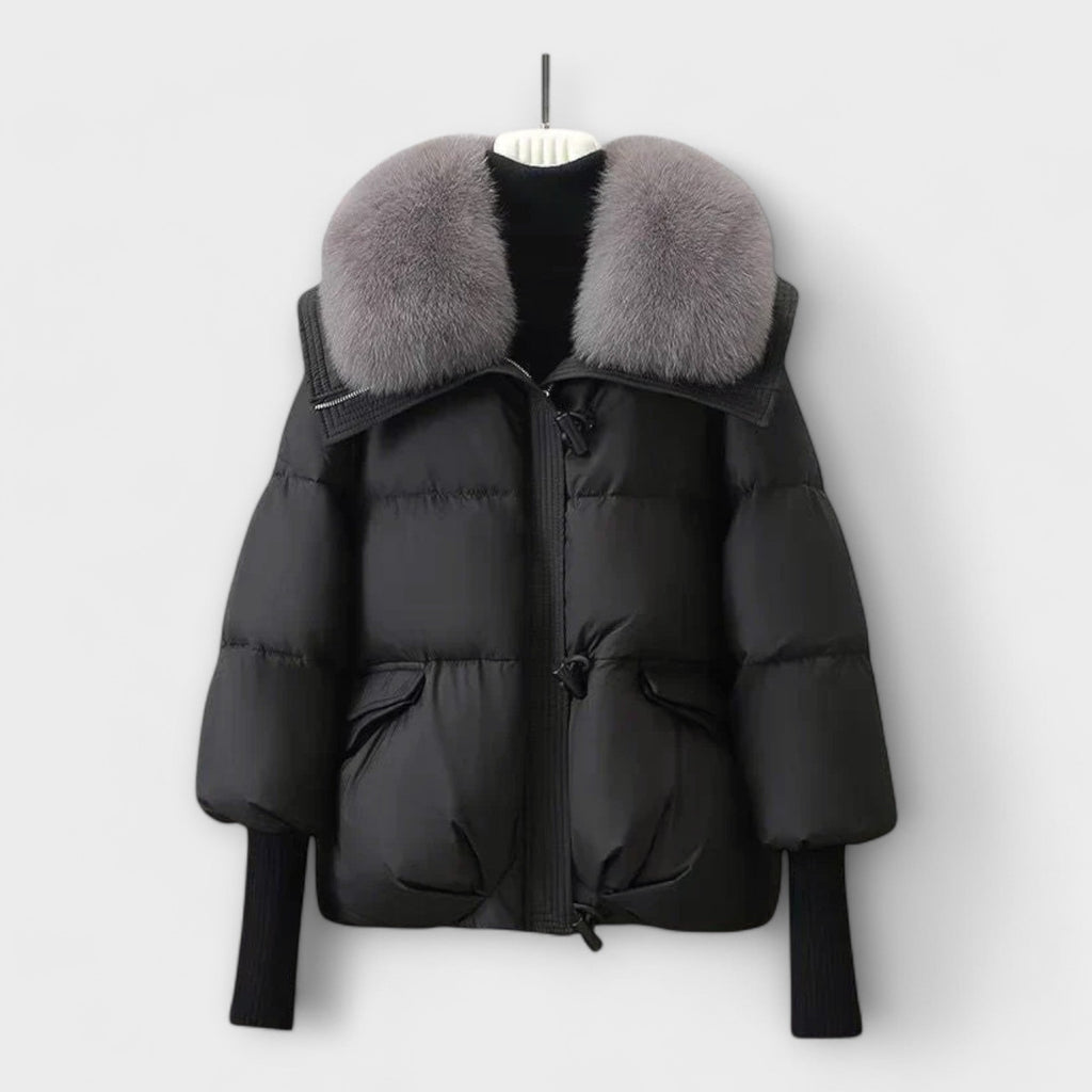 Elena | Chaqueta elegante con piel sintética