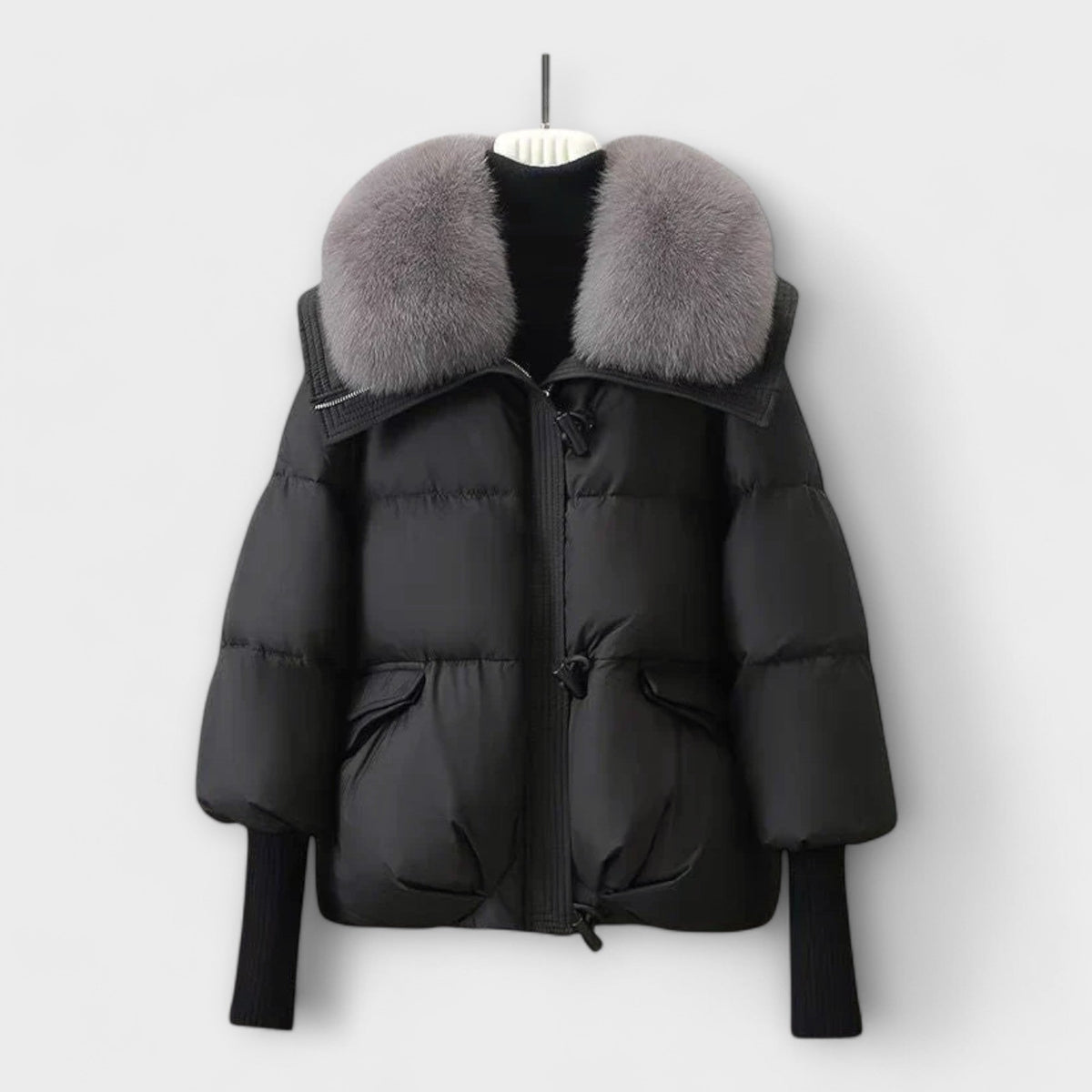 Elena | Chaqueta elegante con piel sintética