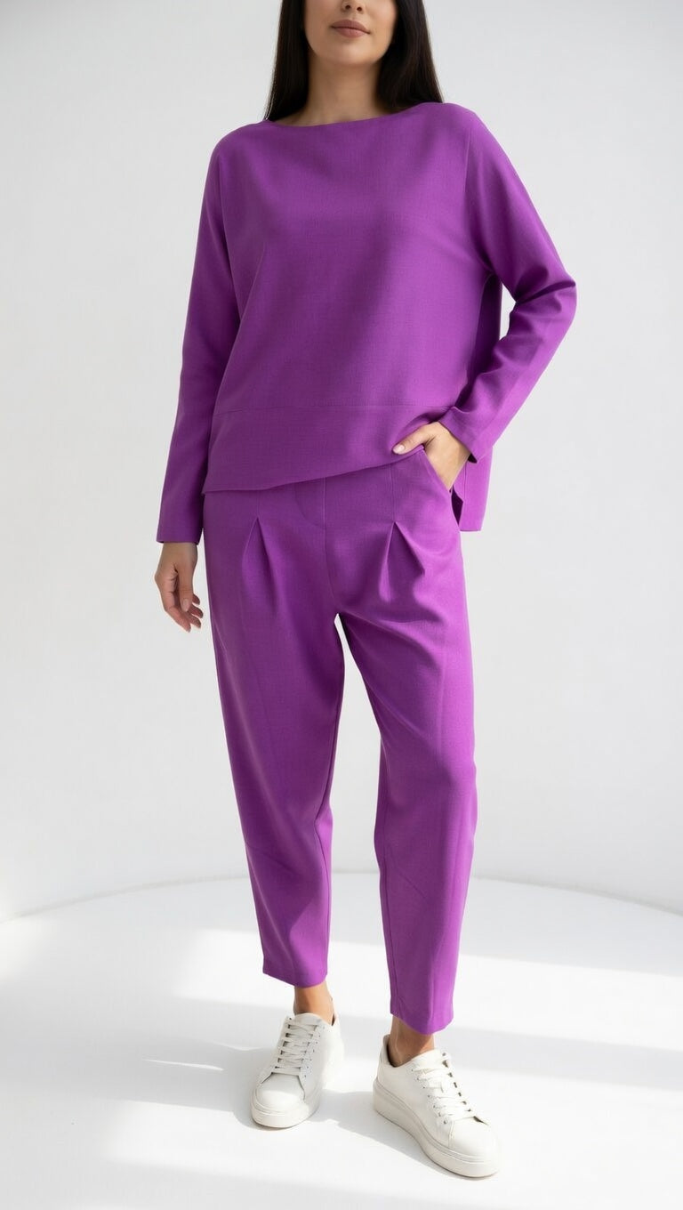 Conjunto Émélisse Informal Fluido Cómodo y Elegante