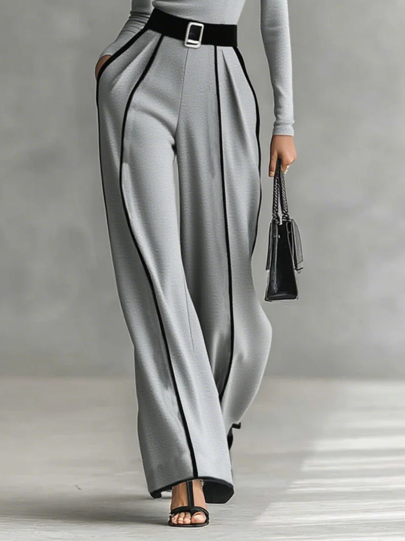 Conjunto Vera Elegante con Detalles Contrastados