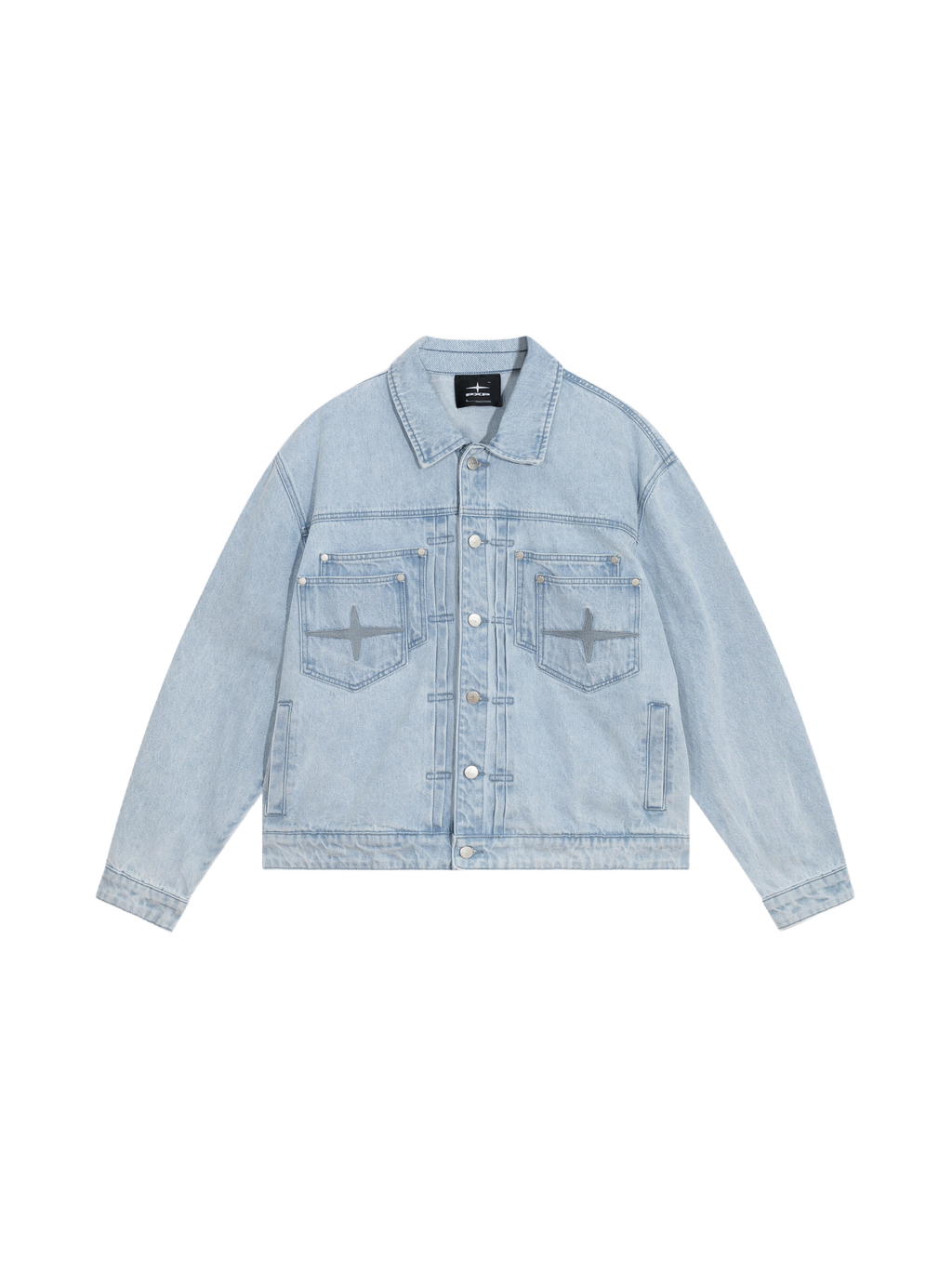 Chaqueta Oversize Vaquera Azul Desgastada Polaris