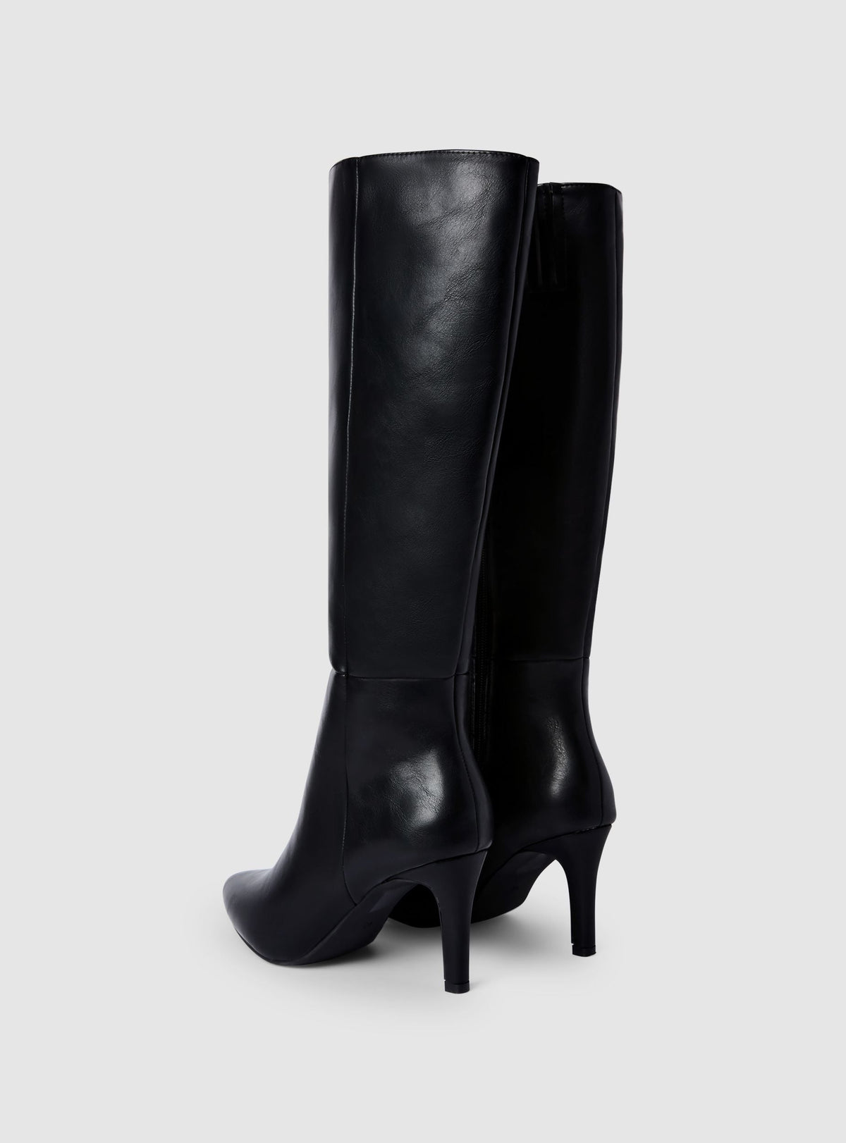 High-heeled boots