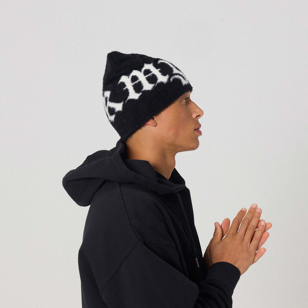 Sudadera Rise Above Ajustada con Cremallera Negra