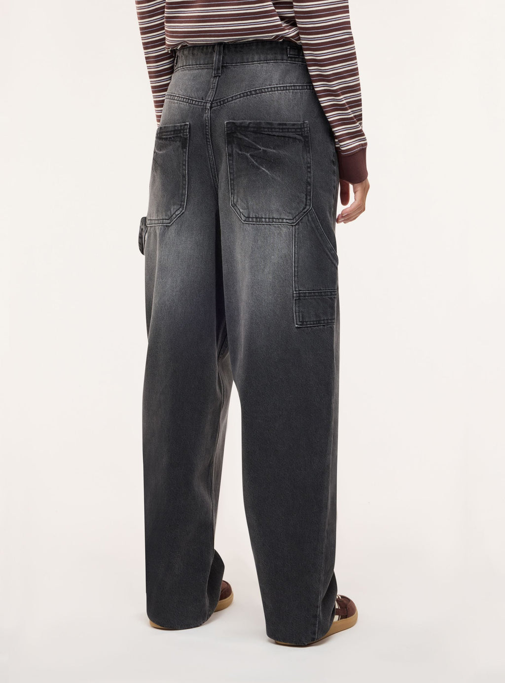 Vaqueros Carpenter Lisos Negro Denim