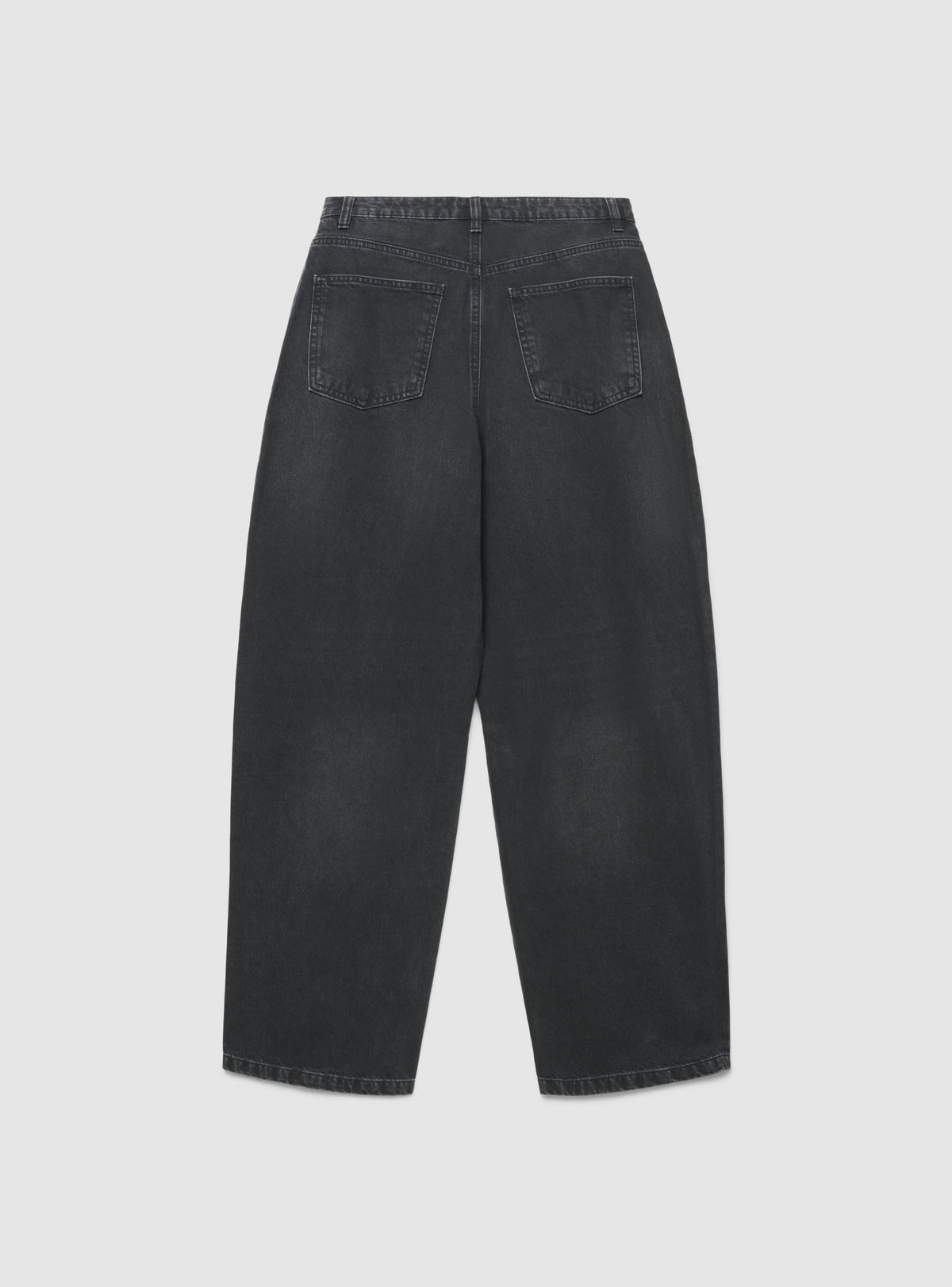 Black High-Rise Baggy Jeans