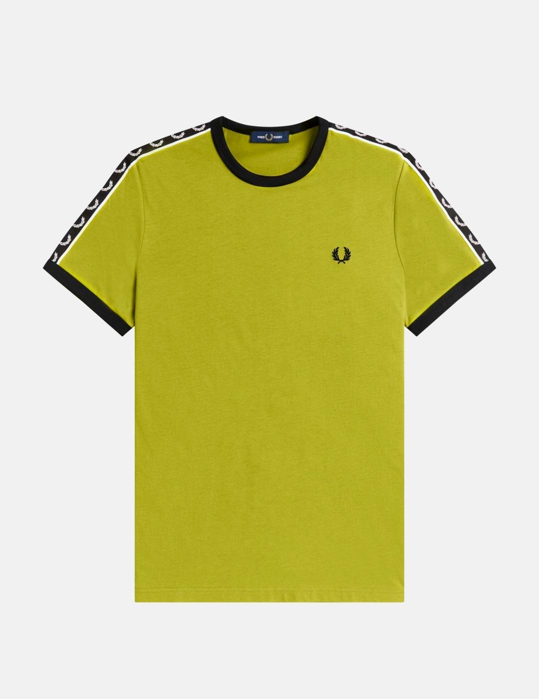 Camiseta FRED PERRY M4613 - Tennis Ball Yellow/Black