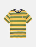 Camiseta KAOTIKO STRIPES ISLAND - Yellow/Green