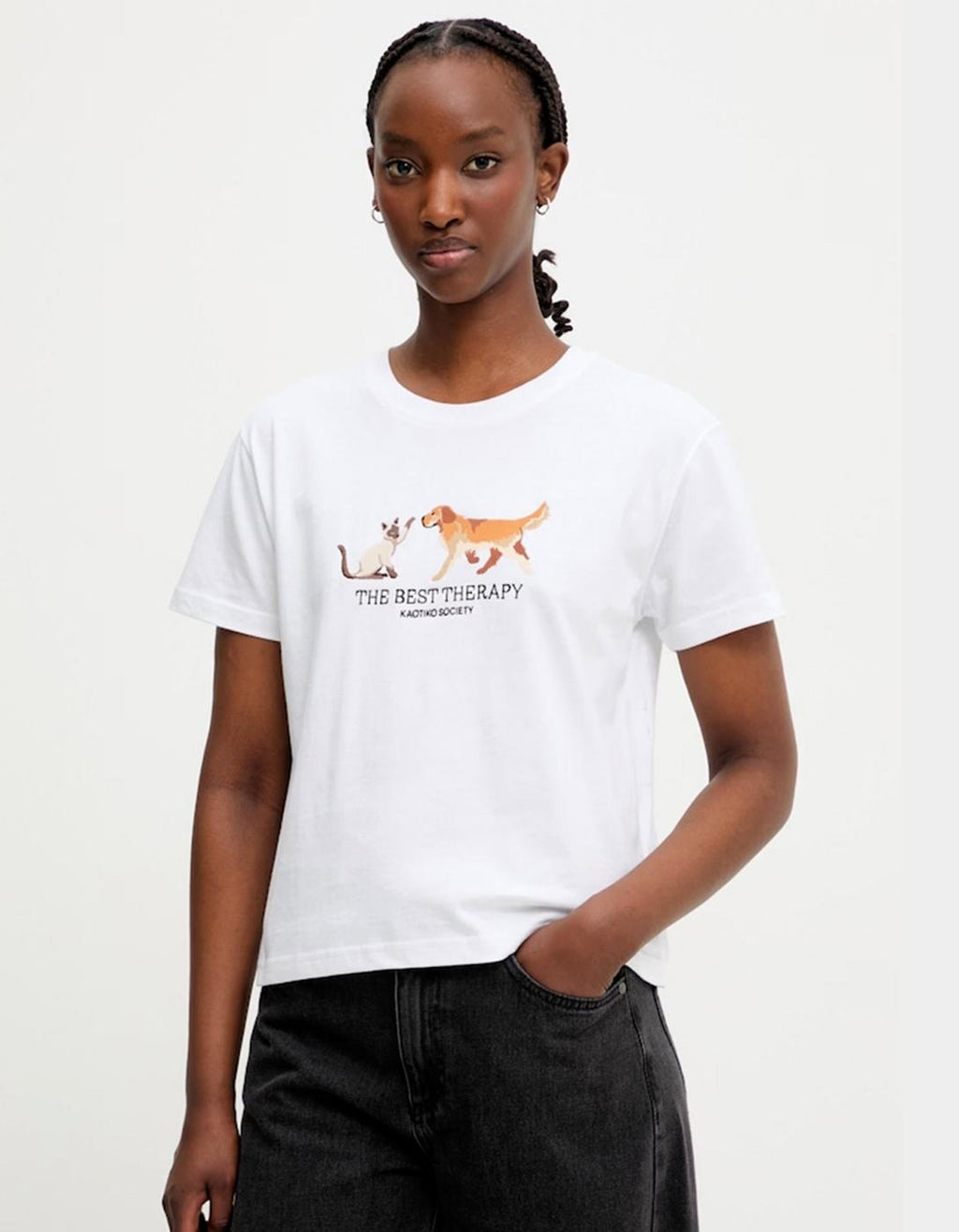 KAOTIKO THE BEST THERAPY T-shirt - White