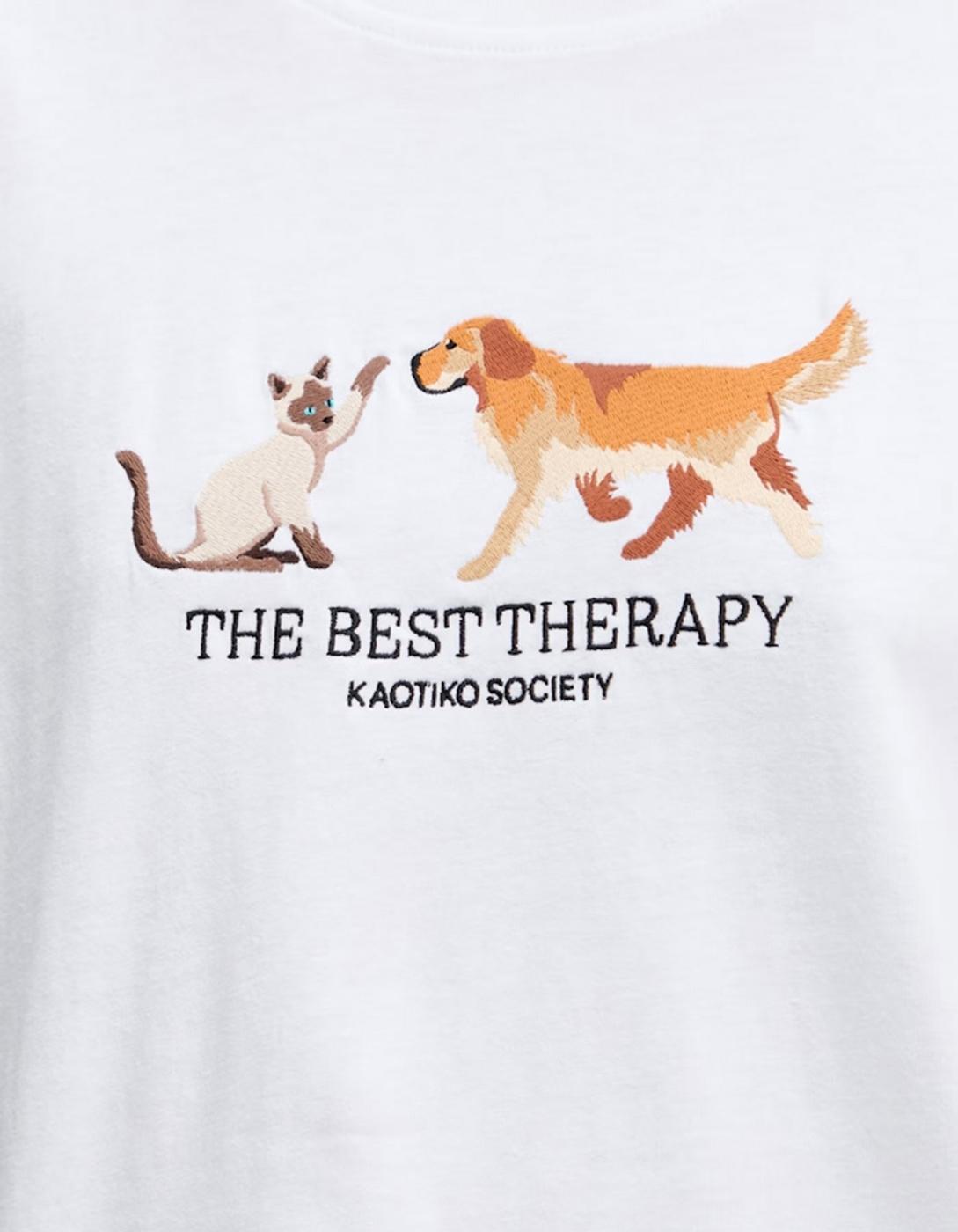 KAOTIKO THE BEST THERAPY T-shirt - White
