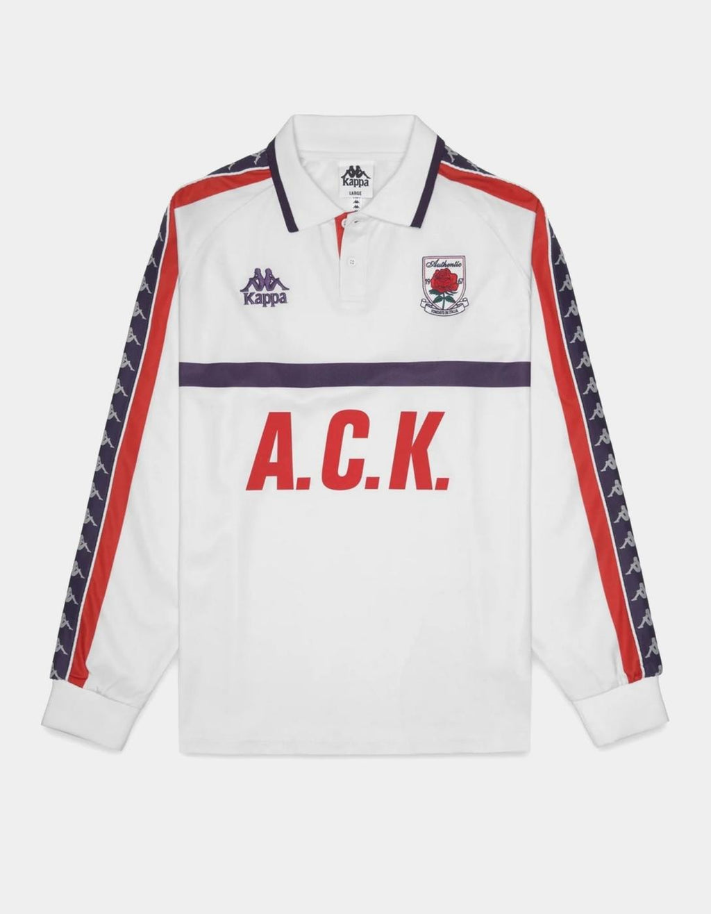 Camiseta KAPPA ODATIN - White Natural/Violet Anil