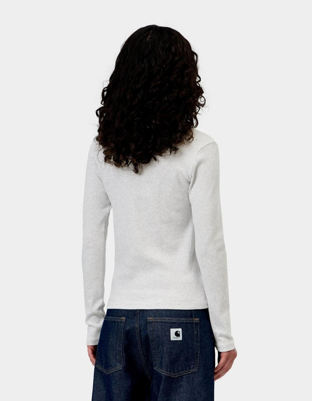 CARHARTT WIP W' PHILIPA Long Sleeve T-Shirt - Ash Heather