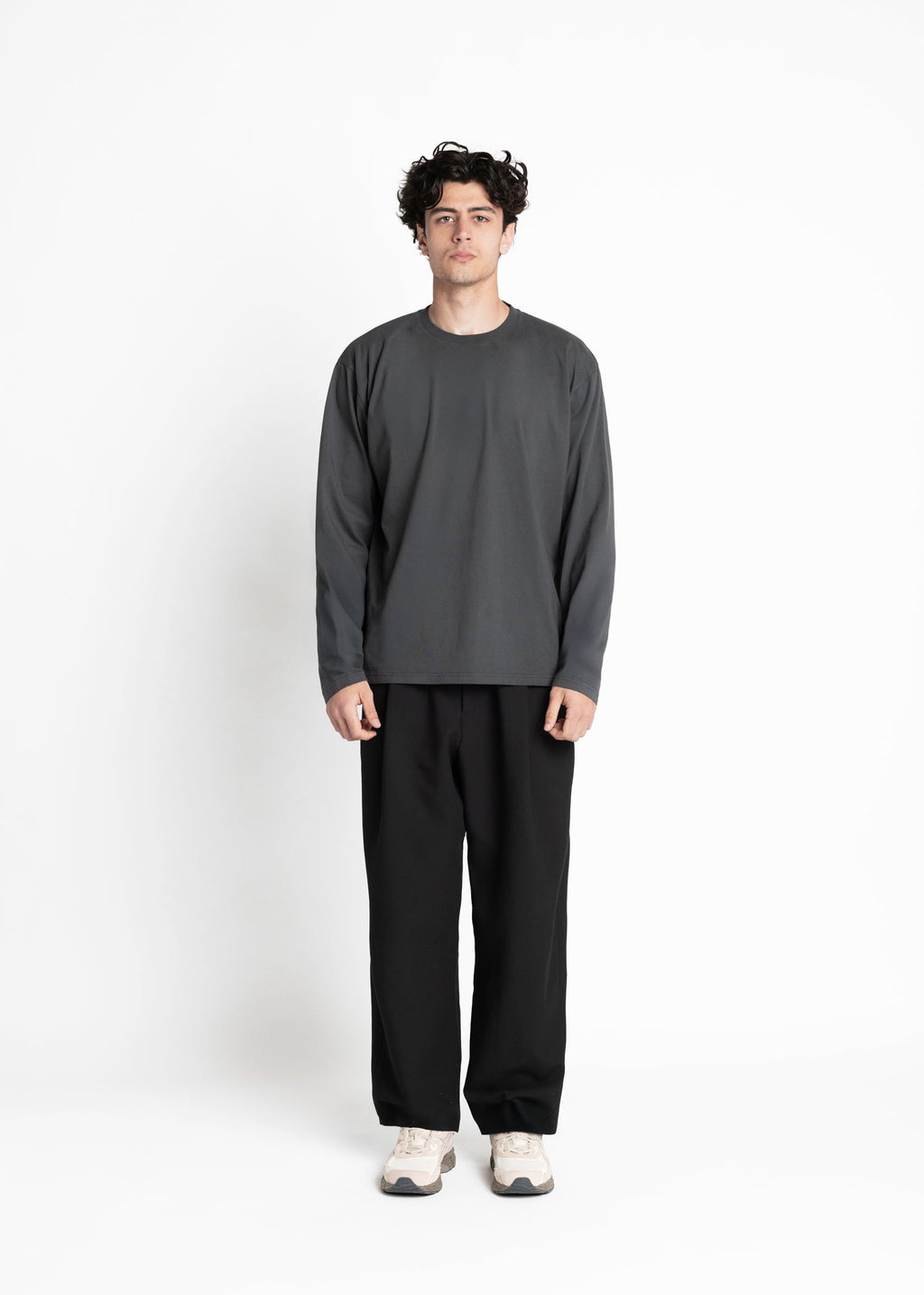3-pack long-sleeve organic cotton t-shirts