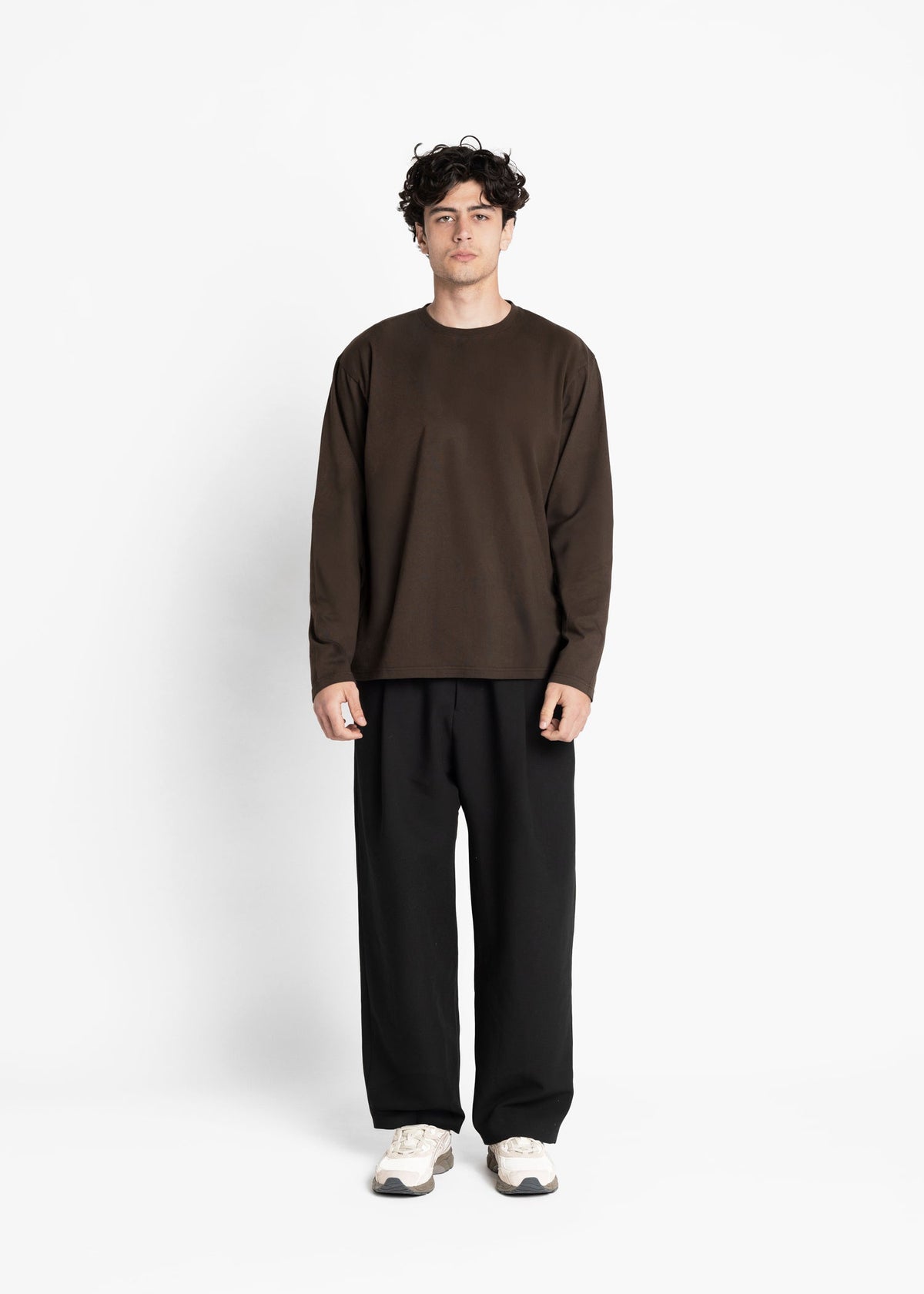 3-pack long-sleeve organic cotton t-shirts