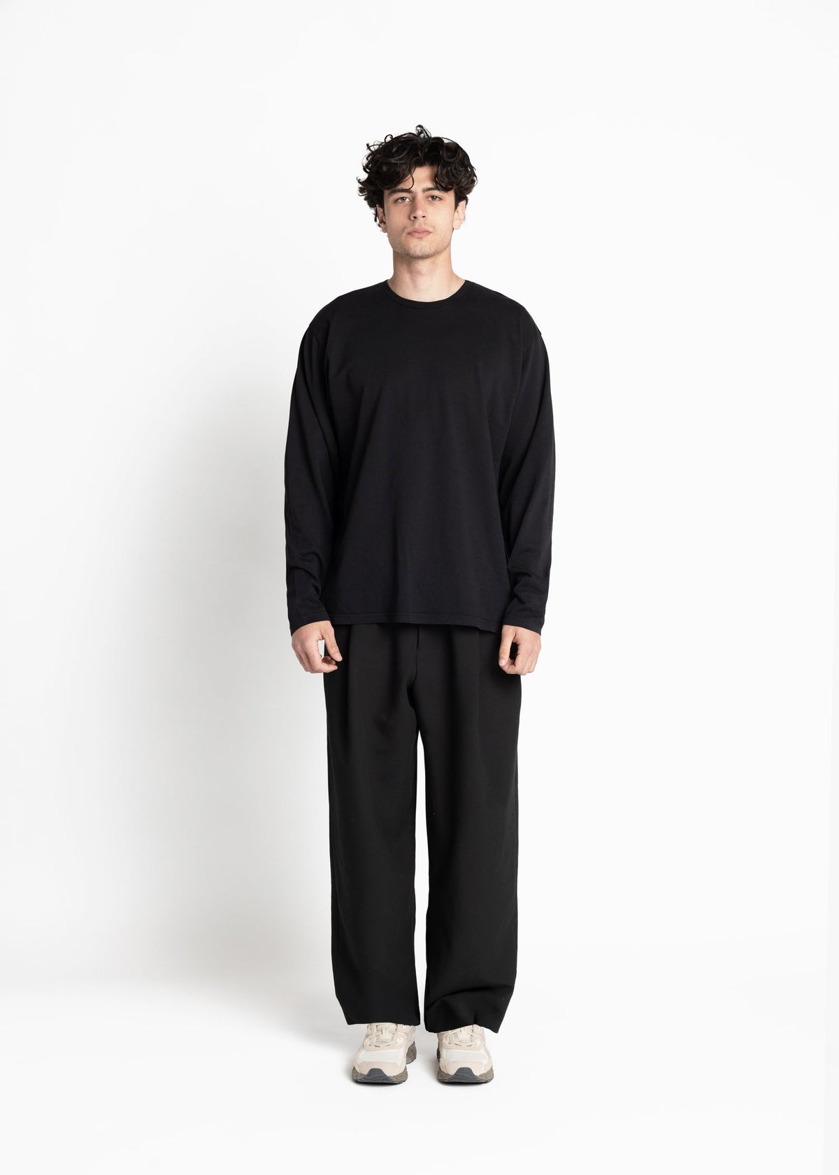 3-pack long-sleeve organic cotton t-shirts