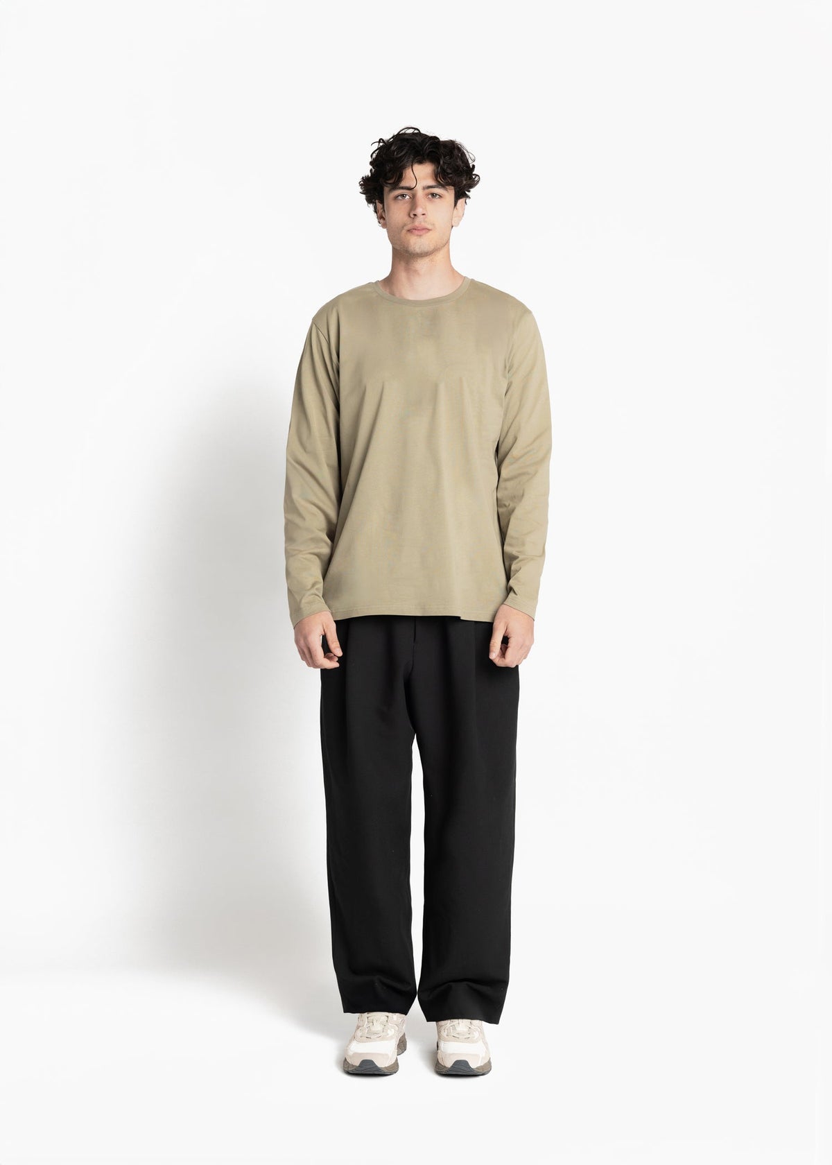 3-pack long-sleeve organic cotton t-shirts