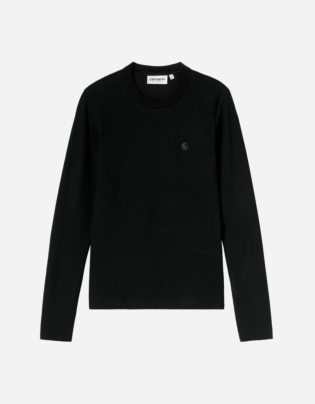 CARHARTT WIP W' PHILIPA Long Sleeve T-Shirt - Black