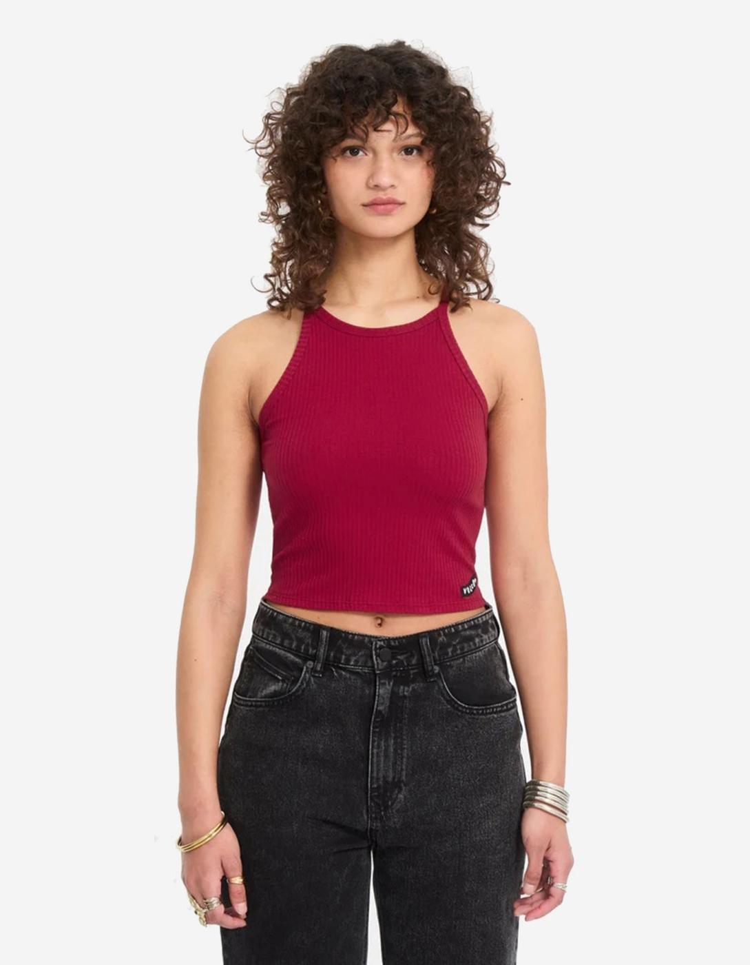 VOLCOM LEELEE Tank Top - Deep Red