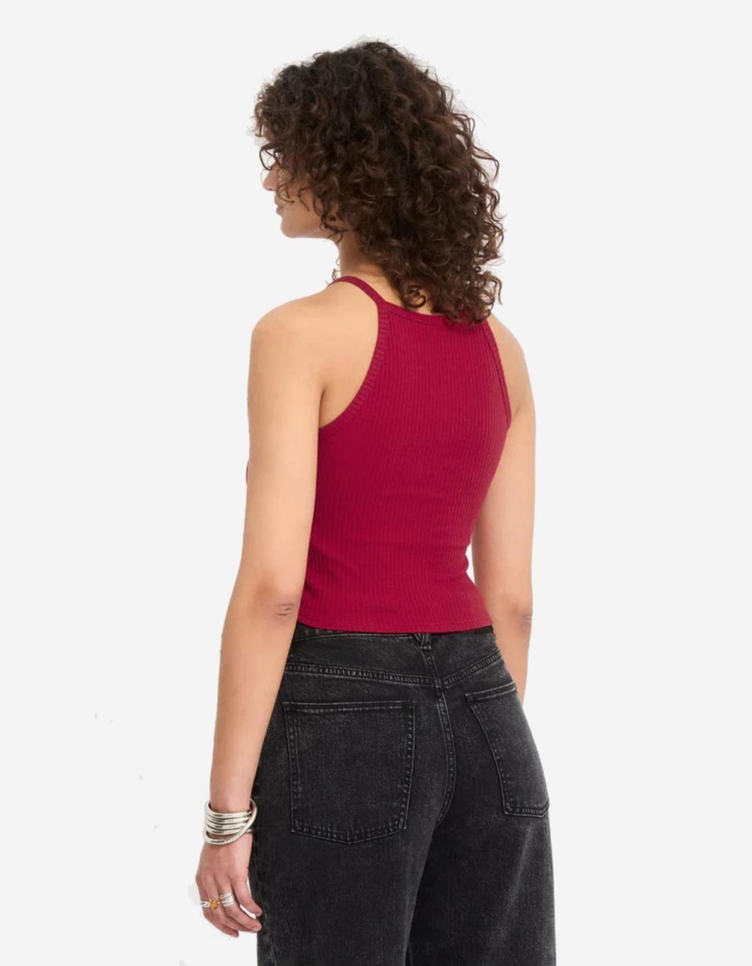 VOLCOM LEELEE Tank Top - Deep Red