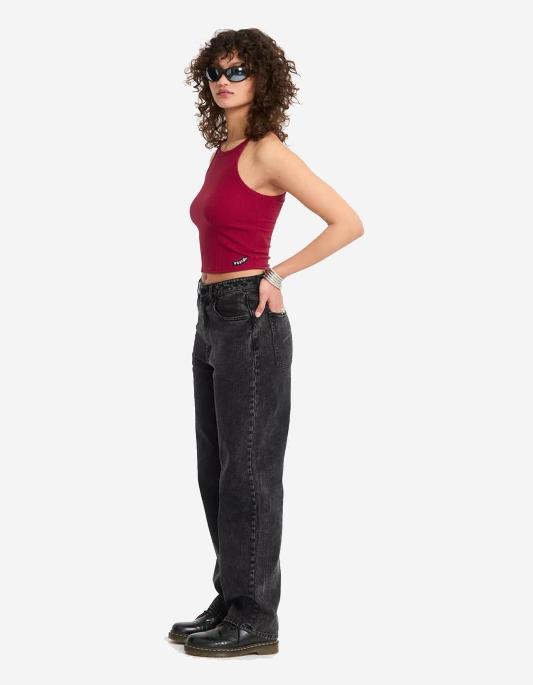 VOLCOM LEELEE Tank Top - Deep Red
