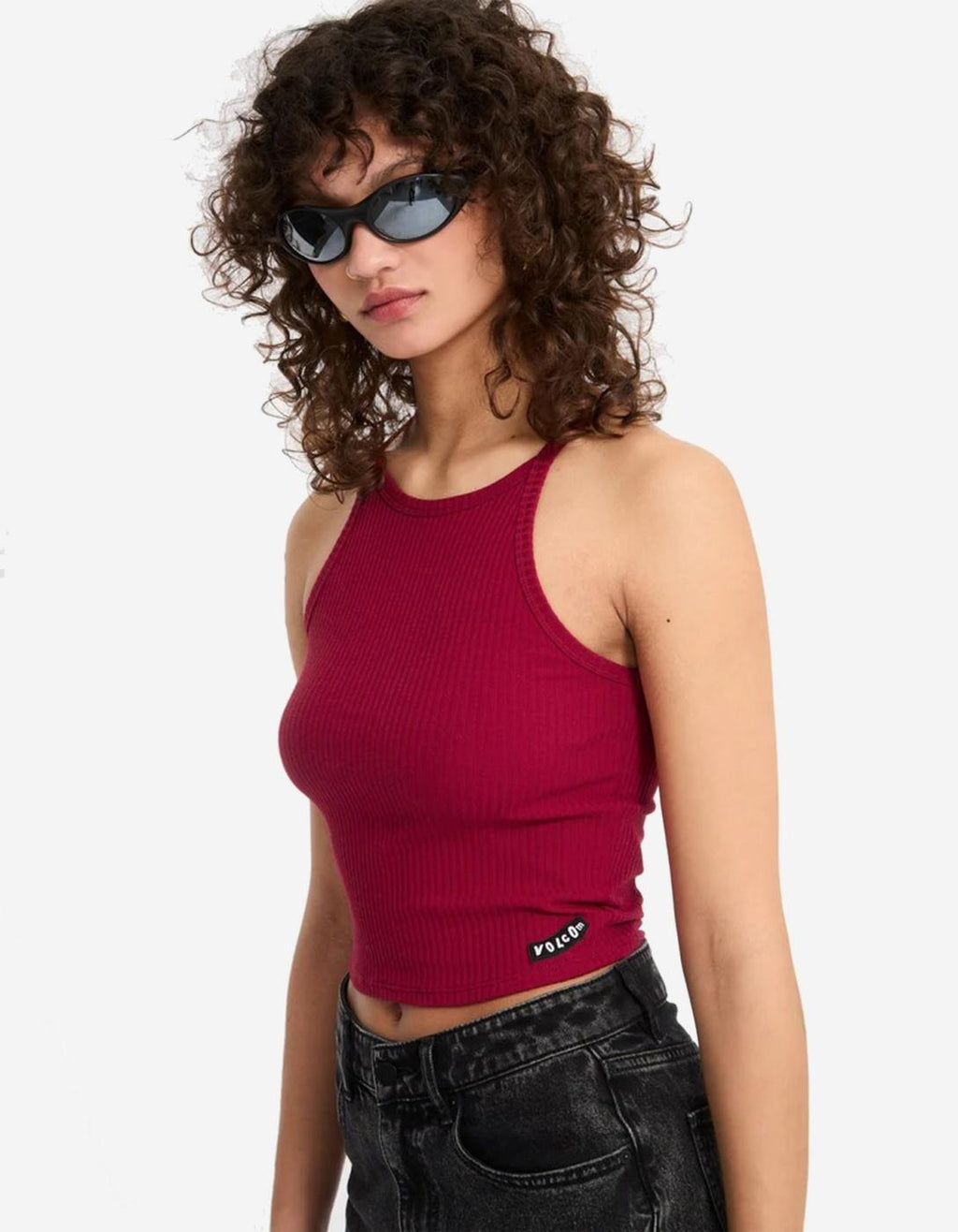 VOLCOM LEELEE Tank Top - Deep Red
