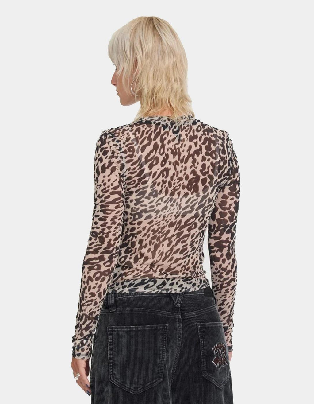 Camiseta Top VOLCOM TIGARDI MESH - Animal Print