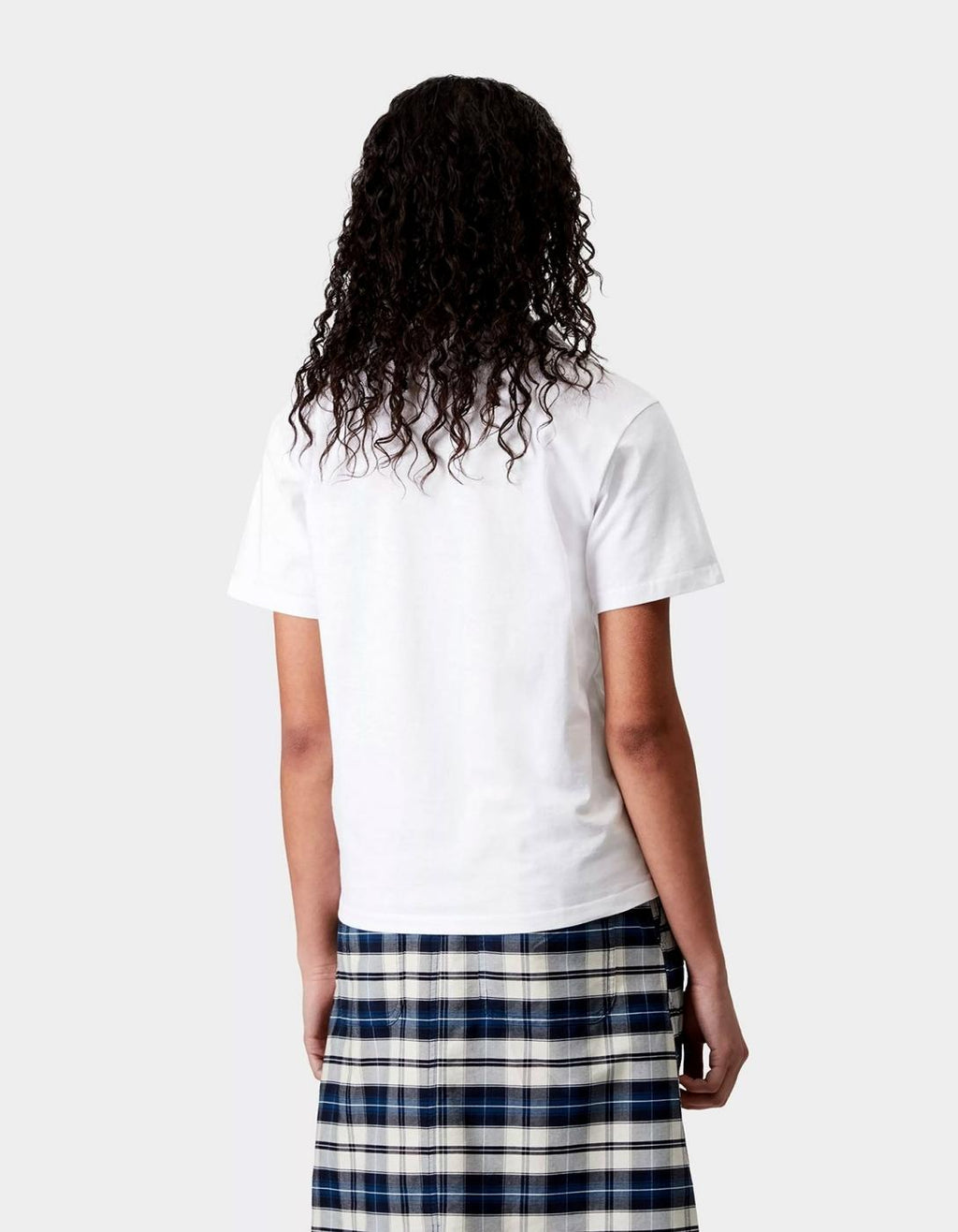 W' CARHARTT WIP POCKET HEART T-Shirt - White / Red