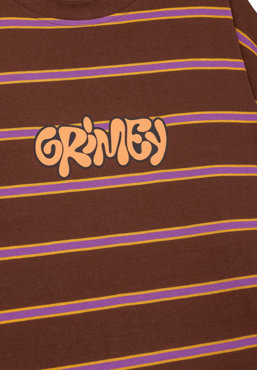Grimey Bloodsucker Oversized T-Shirt Brown