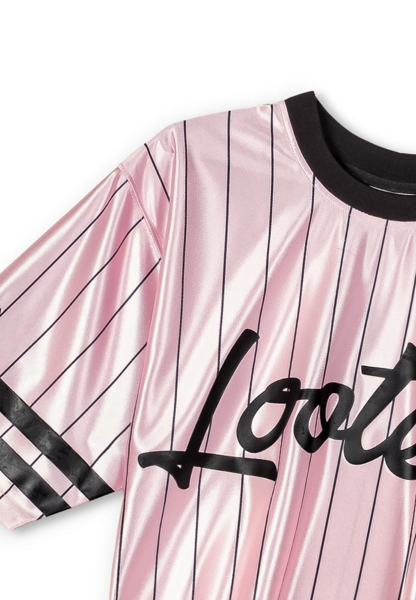 Top Grimey Causing Panic Crop Fútbol Rosa