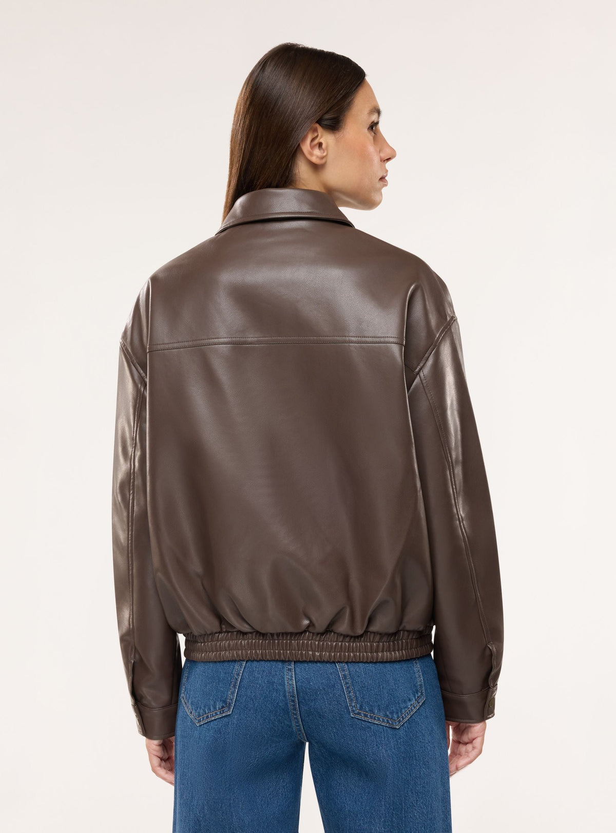 Bomber in similpelle