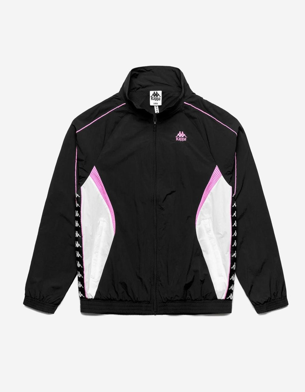 KAPPA SAACHI Jacket - Black/Pink Prism/White