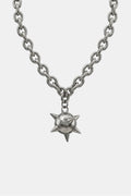 Spiked ball necklace