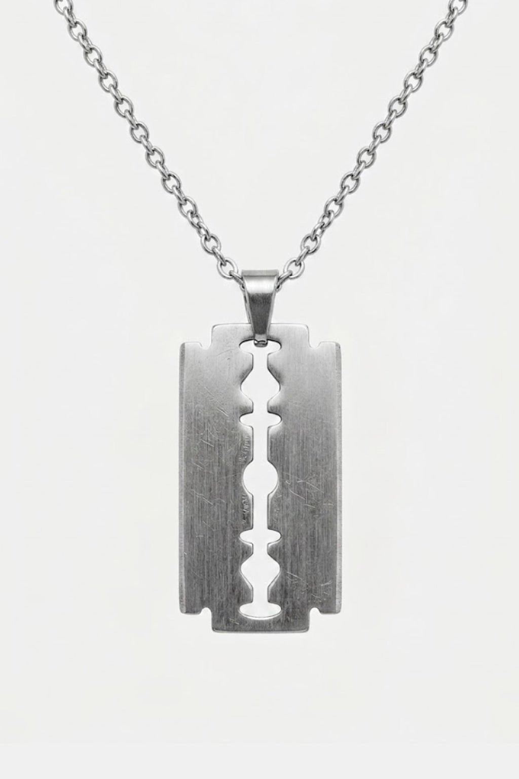 Razor blade necklace
