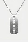 Razor blade necklace