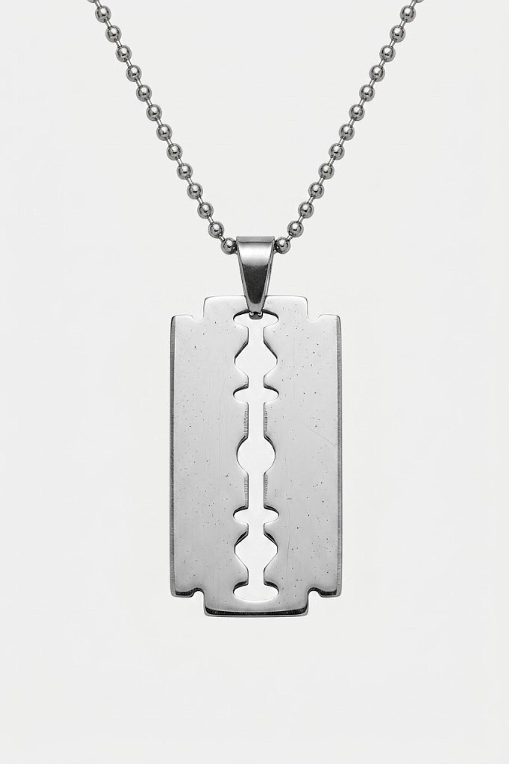 Razor blade necklace
