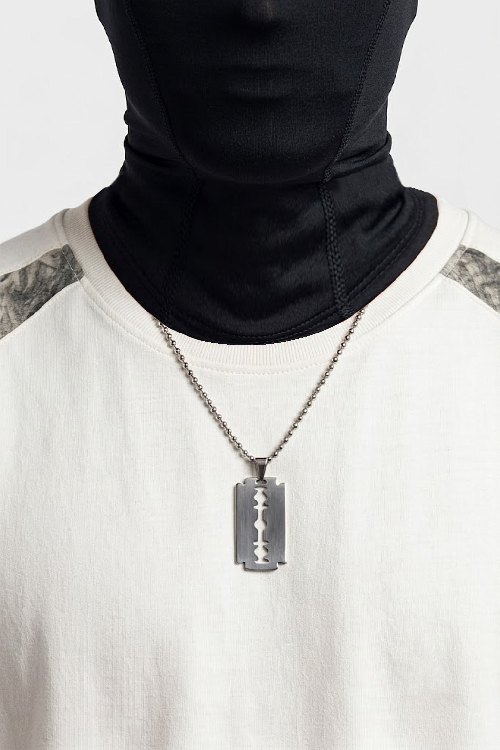 Razor blade necklace