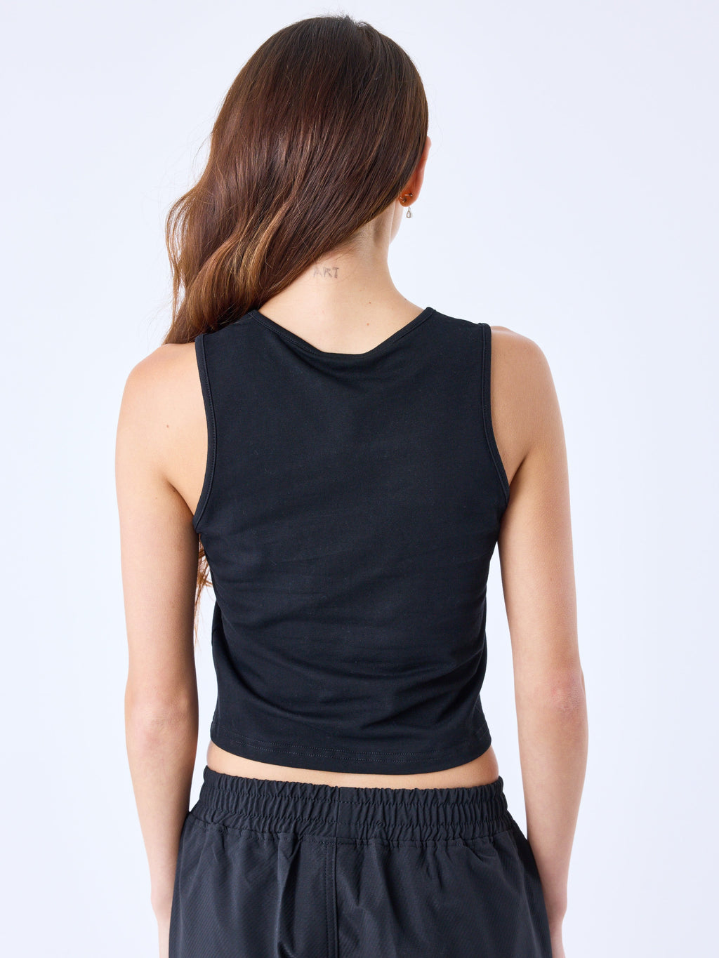 Crop Top Tirantes Signature Negro